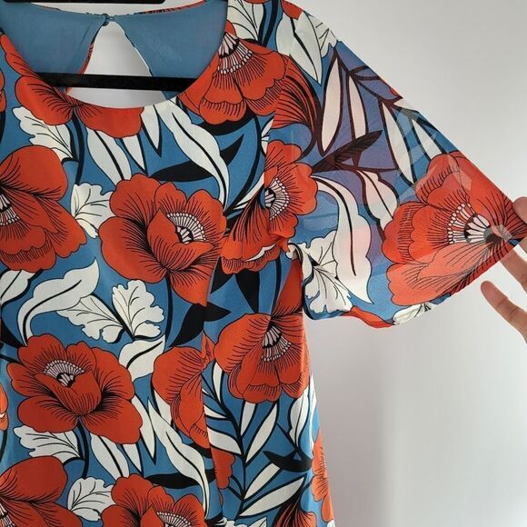 Aakaa abstract floral dress - Picture 6 of 8